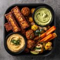 Vegan High-Protein Mezze Box