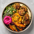 Vegan Falafel Hummus Bowl